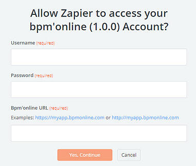 Allow Zapier to connect to Creatio